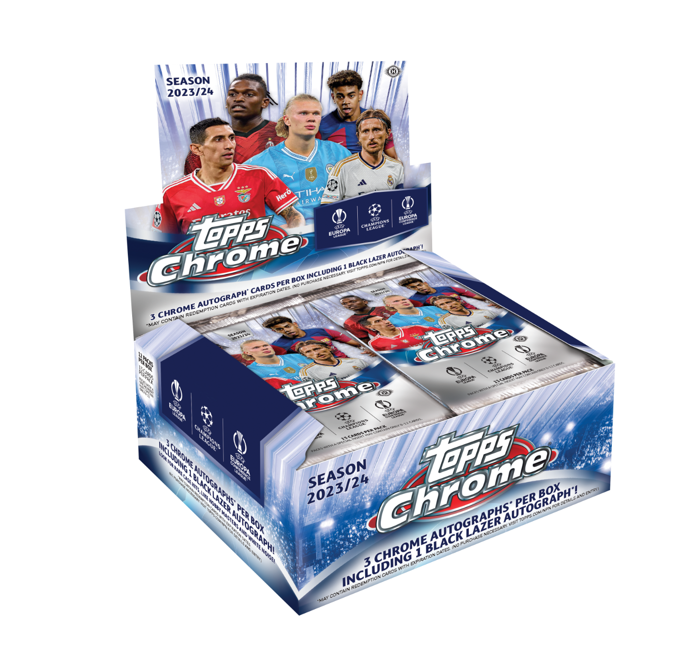 2023-24 Topps Chrome UEFA Club Competitions Jumbo Box